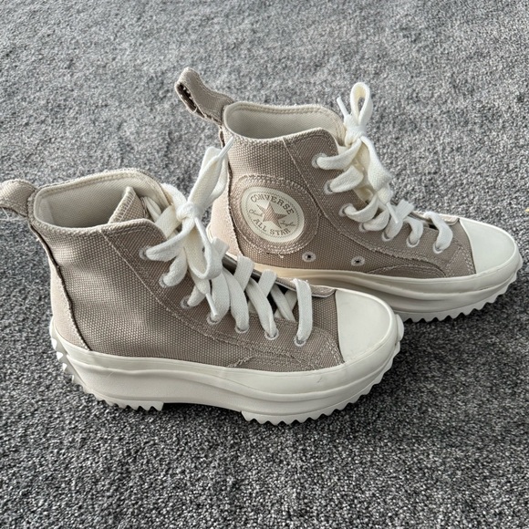 Chuck Taylor Converse All Stars High-Top Platform Sneakers Size 6.5 - Picture 1 of 13